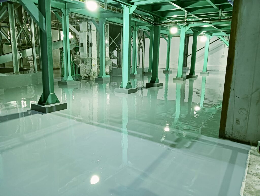 Industrial epoxy flooring