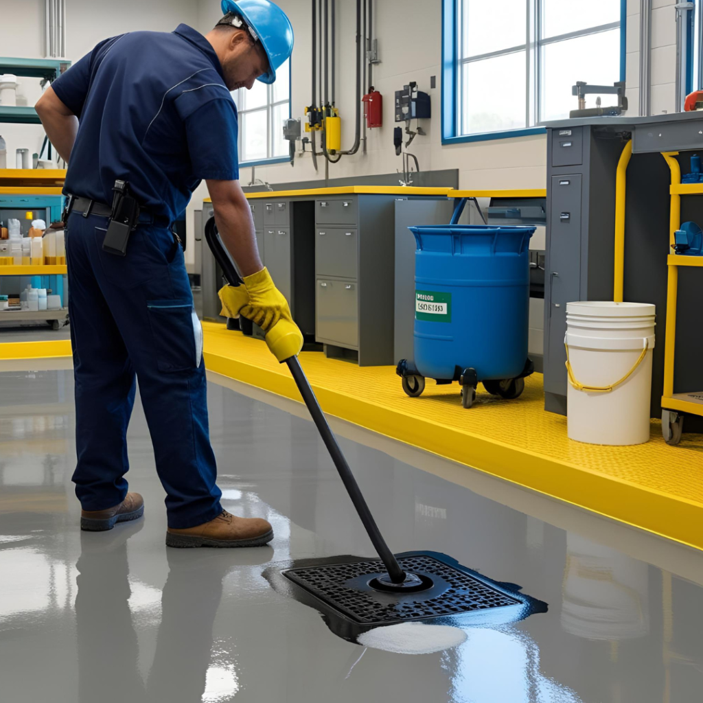 Industrial epoxy flooring