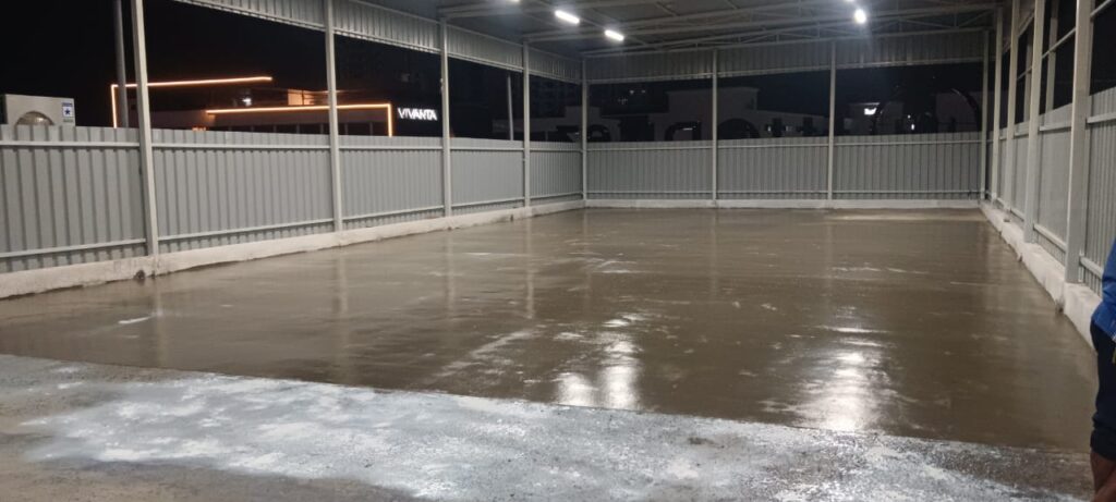 Cementitious self levelling